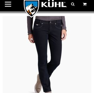 Kuhl Danzr Black Straight Jeans Size 6